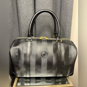 Fendi Vintage Black Boston Bag (As is condition)